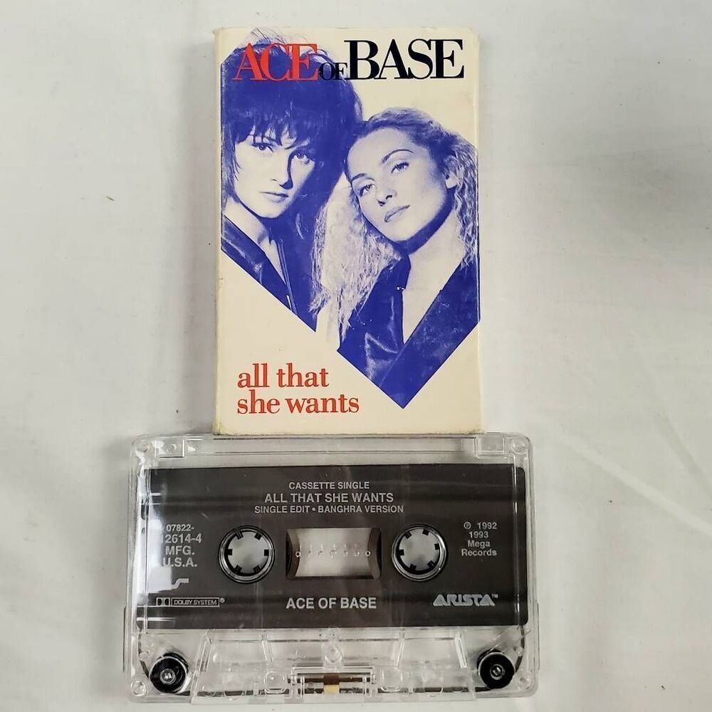 Ace of Base – All That She Wants Cassette Single (1993)